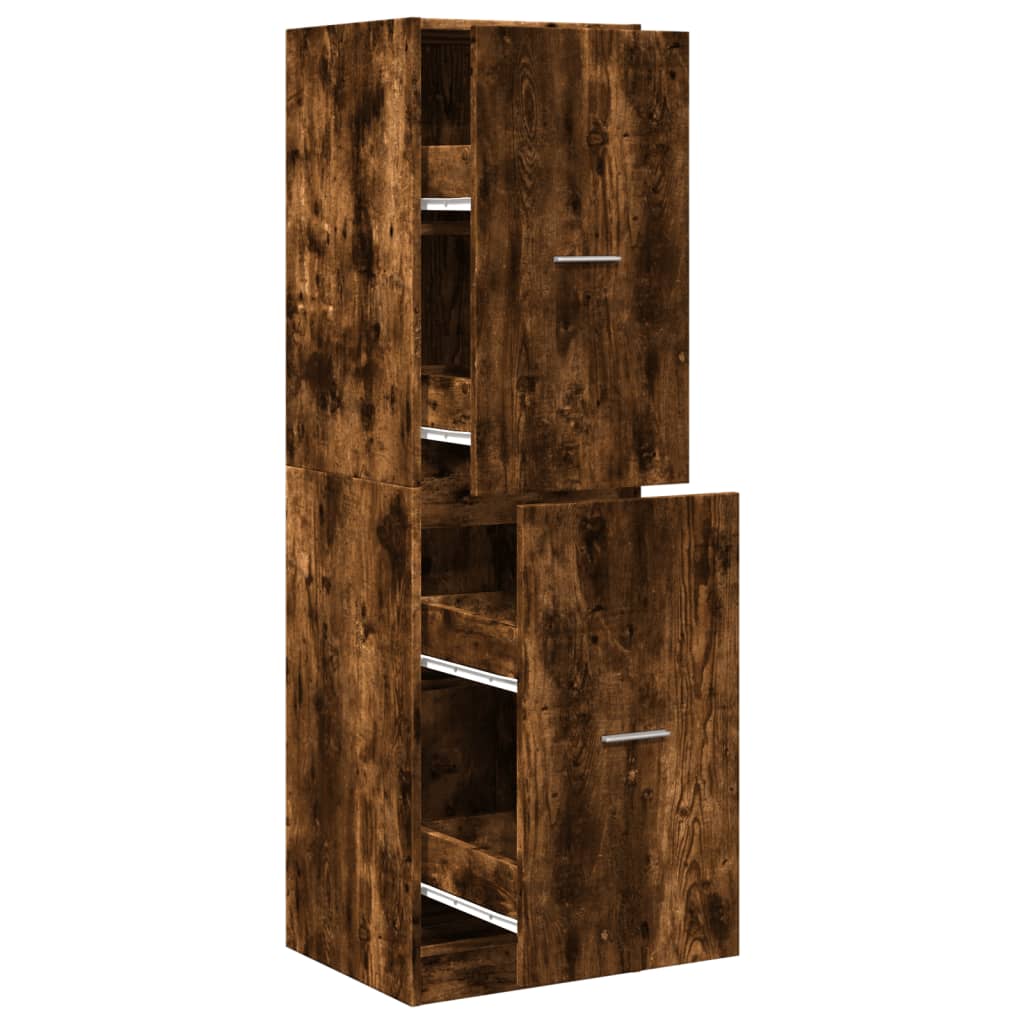 Apothekerschrank Weiß 30 x 41 x 174,5 cm Holzwerkstoff