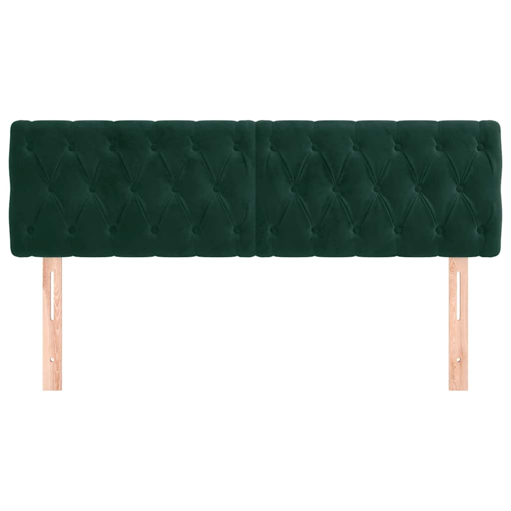 Kopfteil Hellgrau 80x7x118/128 cm Samt