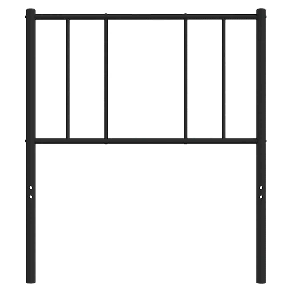 Ersatz-Kopfteil Metall Schwarz 80 cm