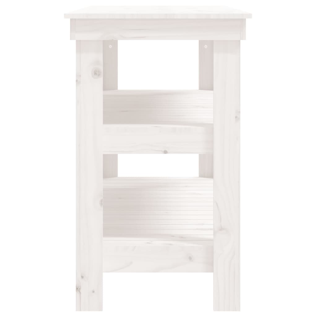 Werkbank 78,5x50x80 cm Massivholz Kiefer