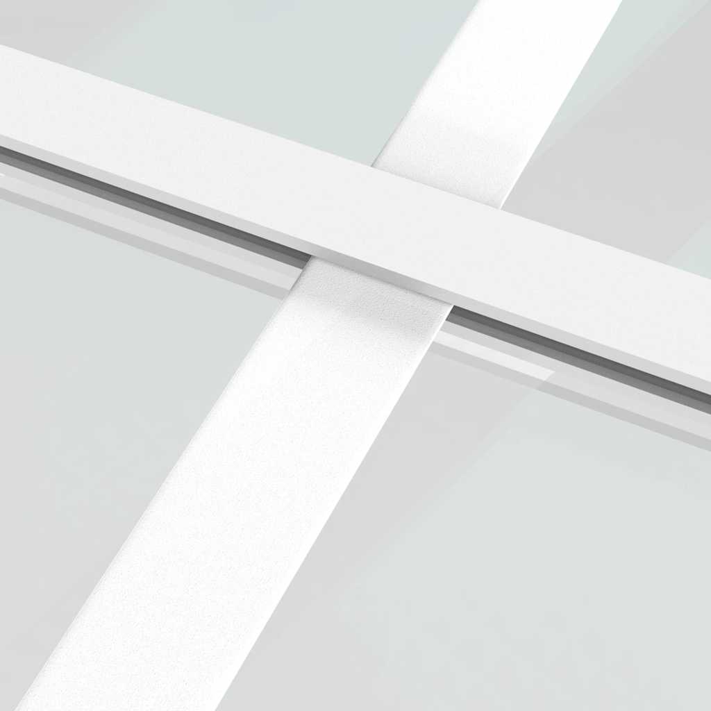 Innentür ESG Glas und Aluminium 76x201,5 cm Schwarz