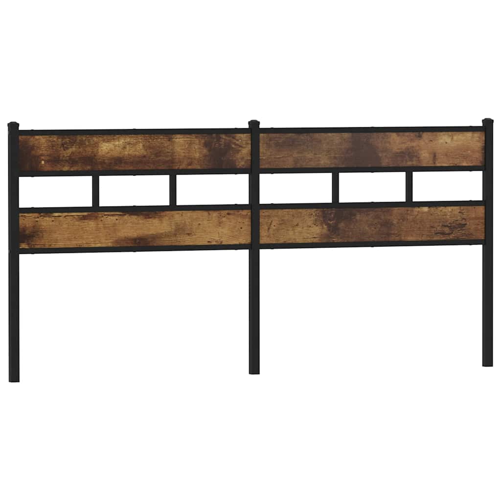 Ersatz-Kopfteil Räuchereiche 100 cm Eisen und Holzwerkstoff