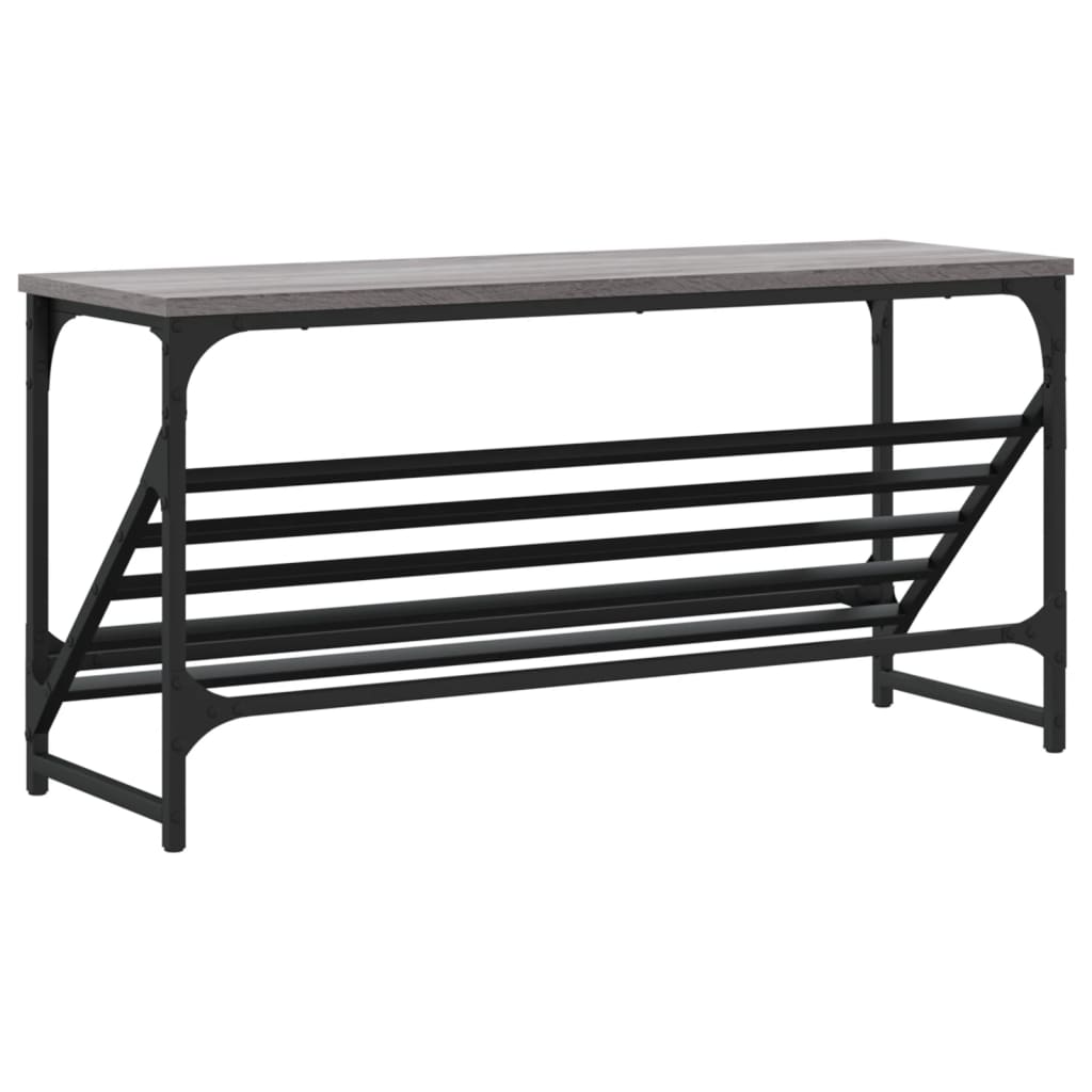 Schuhregal Schwarz 60x30x45 cm Holzwerkstoff