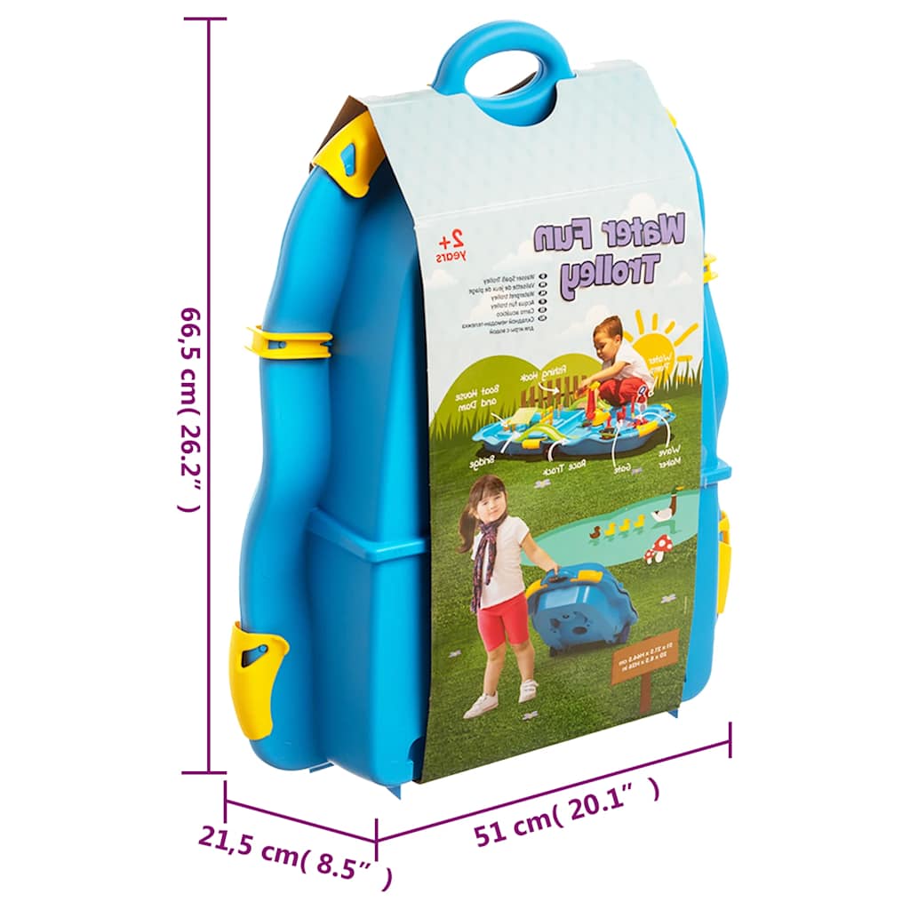 Wasserspiel-Koffer Jungle 51x21,5x66,5 cm Polypropylen