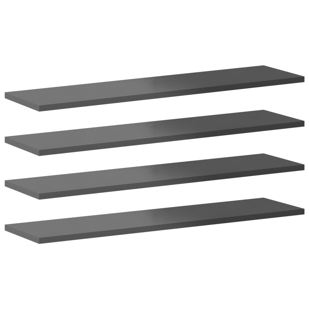 Bücherregal-Bretter 4 Stk. Weiß 40x10x1,5 cm Holzwerkstoff