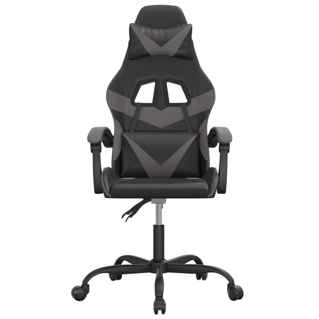 Gaming-Stuhl Drehbar Schwarz und Rot Kunstleder