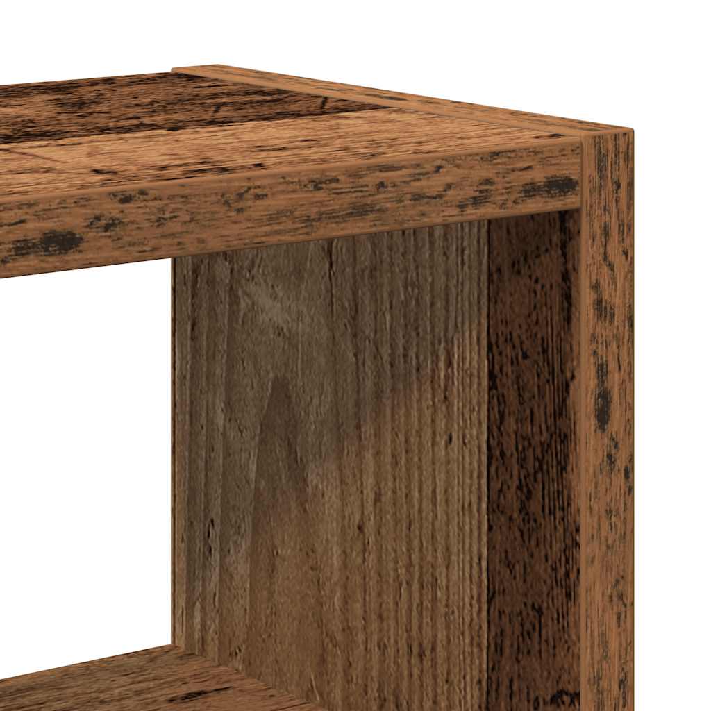 Wandregal Weiß 45,1x16x45,1 cm Holzwerkstoff