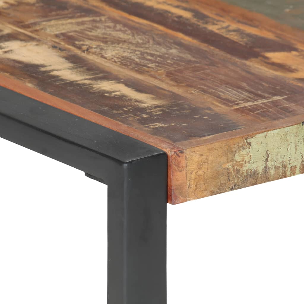 Couchtisch 140x140x40 cm Raues Mangoholz