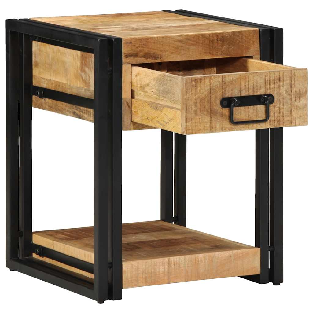 Nachttisch 40 x 35 x 50 cm Massives upgecyceltes Holz
