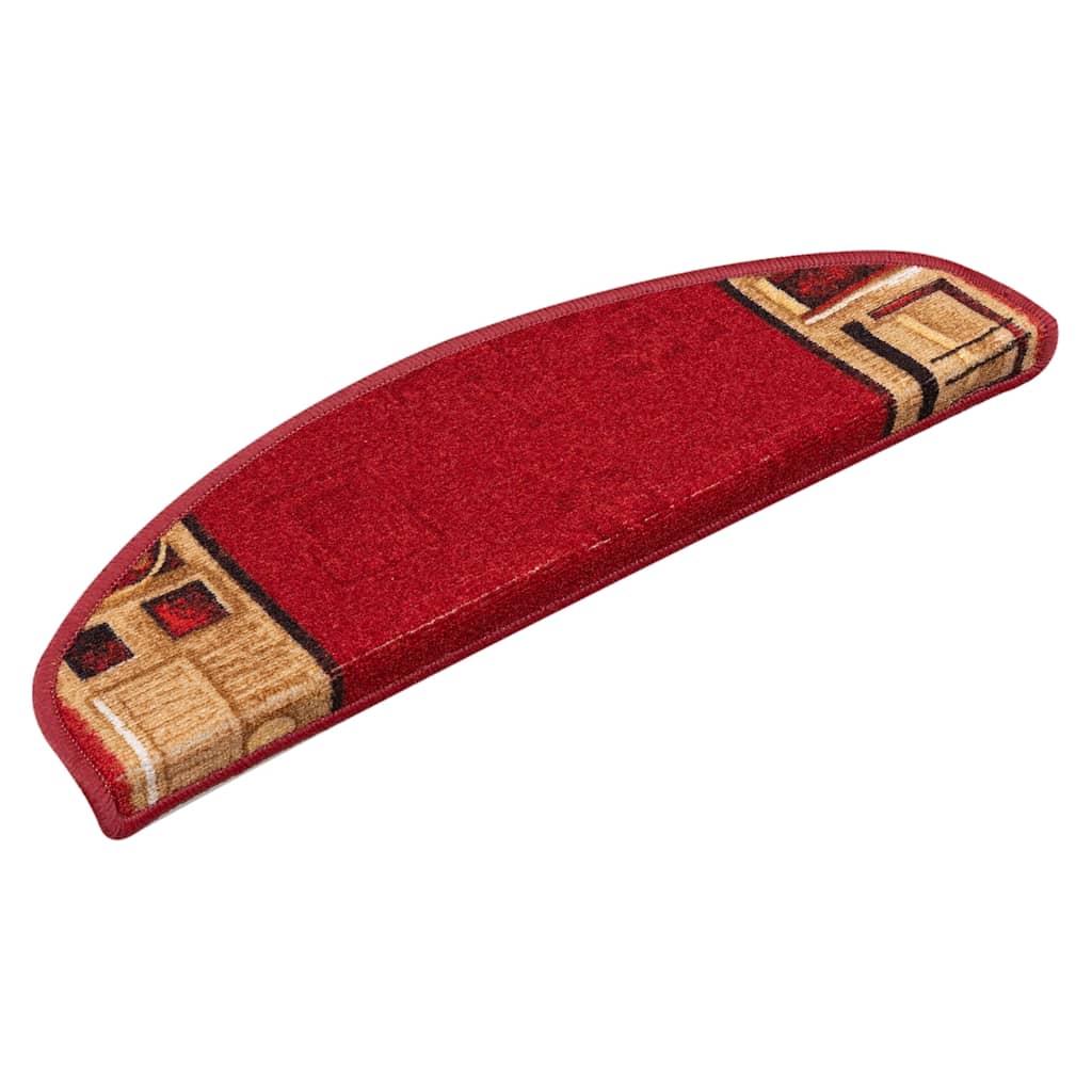 Stufenmatten Selbstklebend 5 Stk. 65x21x4 cm Rot