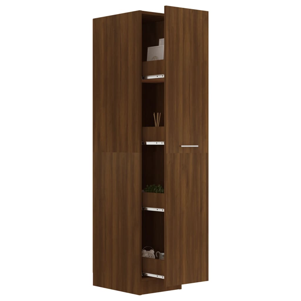 Apothekerschrank Weiß 30x42,5x150 cm Holzwerkstoff