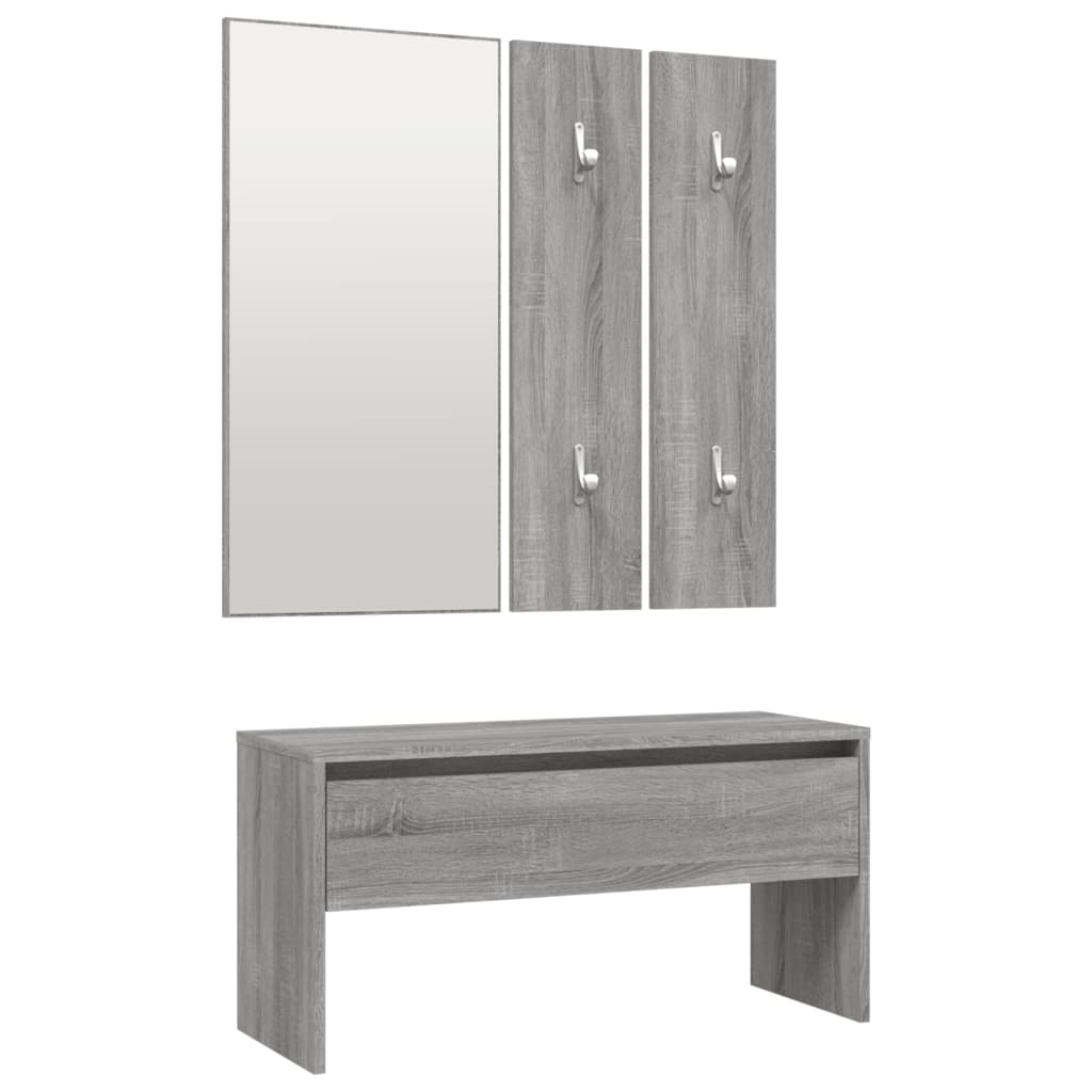 Garderoben-Set Sonoma-Eiche Holzwerkstoff