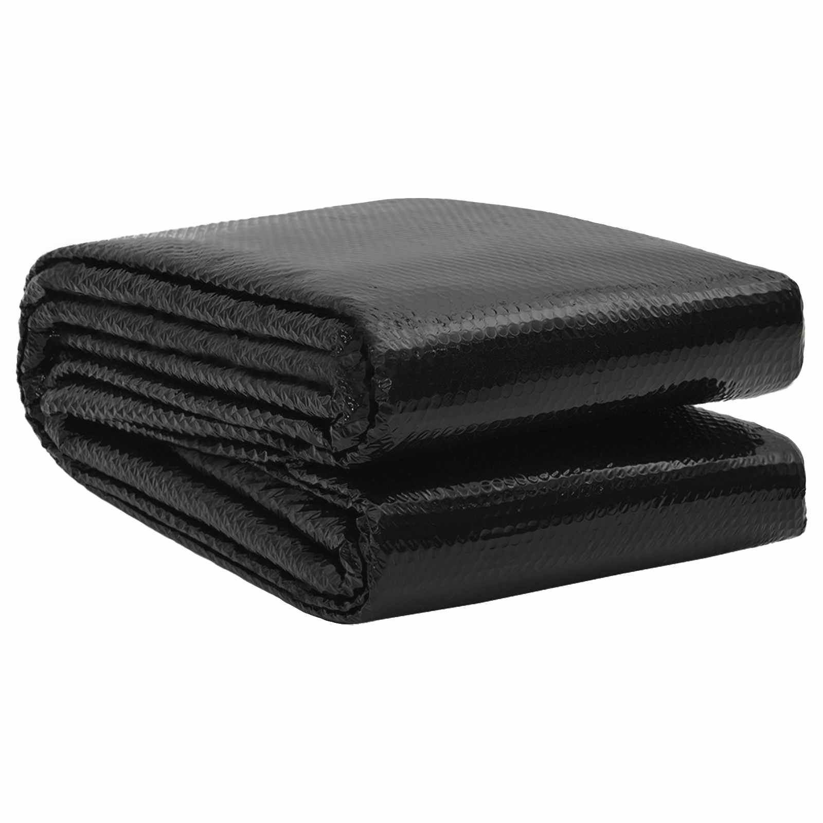 Solar Poolabdeckung 1000 x 500 cm 110 μm Quadratisch PE Schwarz