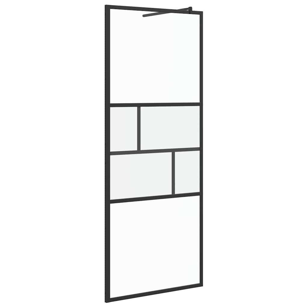 Duschwand für Begehbare Dusche mit Klarem ESG-Glas 80x195 cm