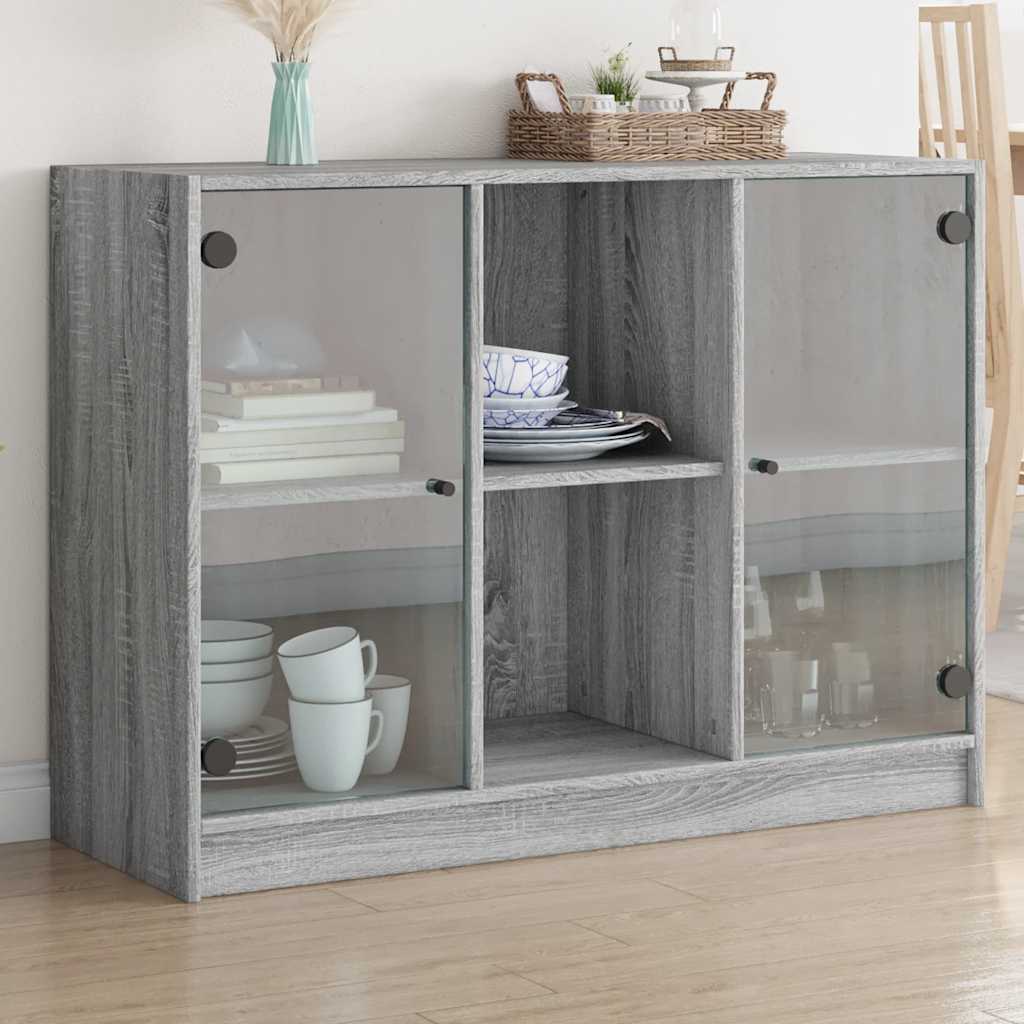 Bücherschrank mit Türen Weiß 204x37x75 cm Holzwerkstoff
