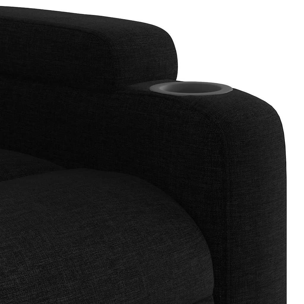 Relaxsessel Elektrisch Dunkelgrau Stoff