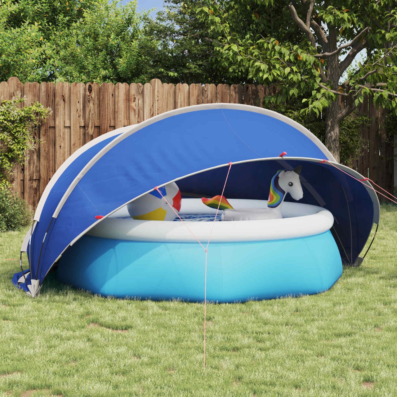 Pool-Dome 336 x 322 x 160 cm 185T Polyester mit PU-Beschichtung