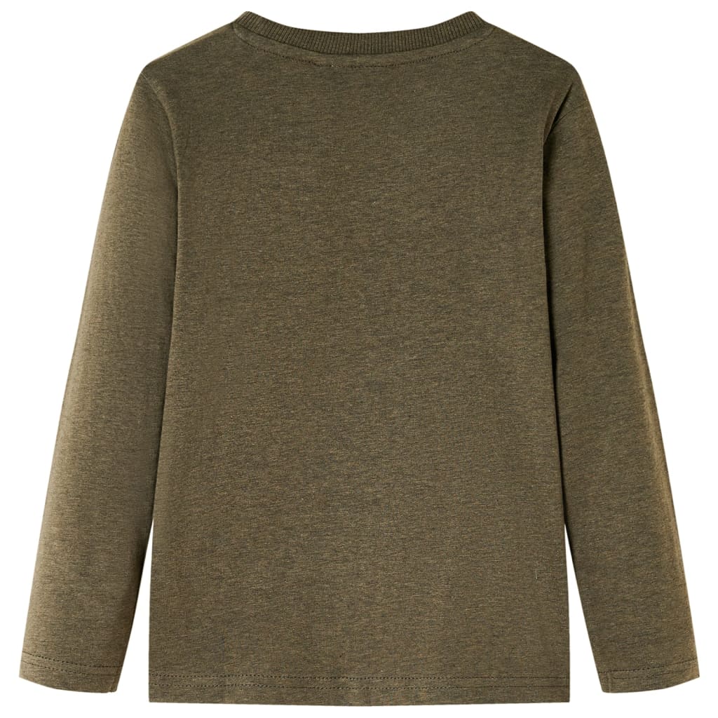 Kinder-Langarmshirt Hellorange 104