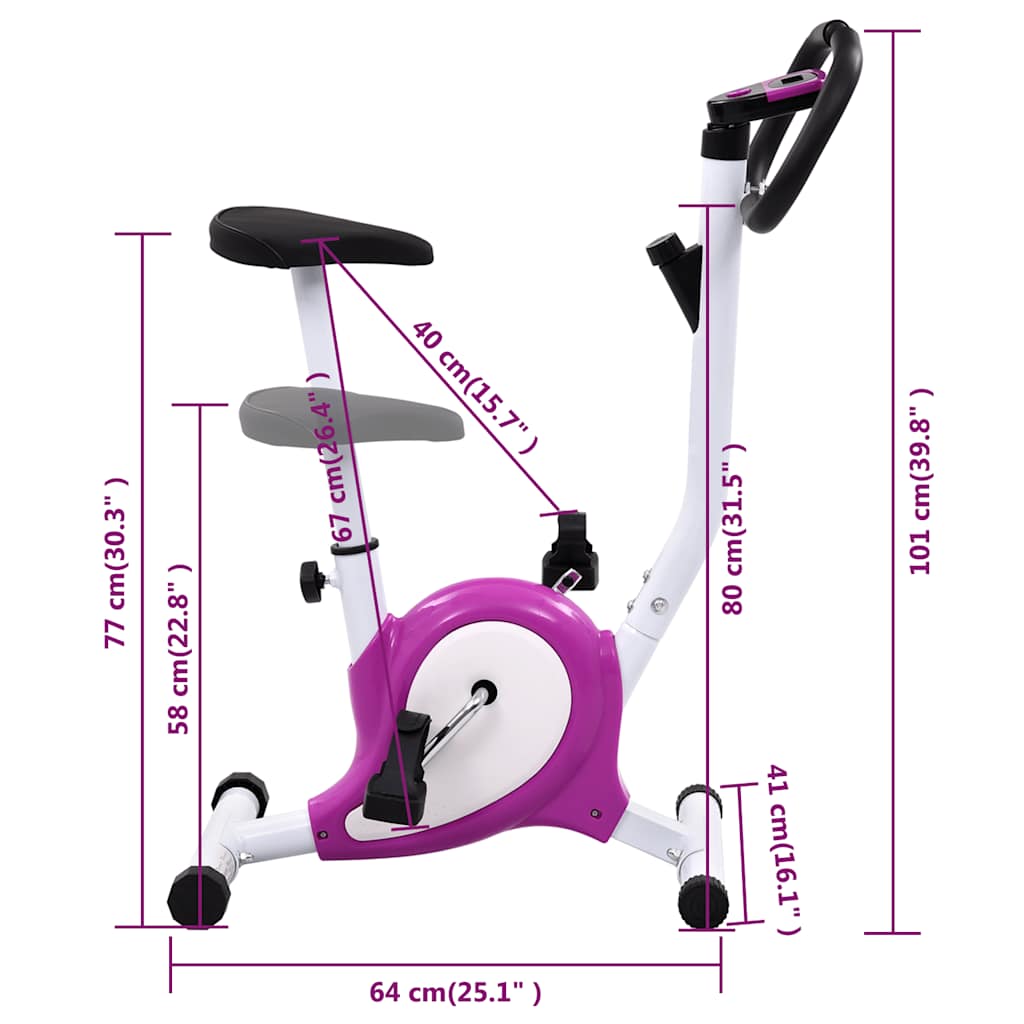 Heimtrainer mit Riemenantrieb Schwarz