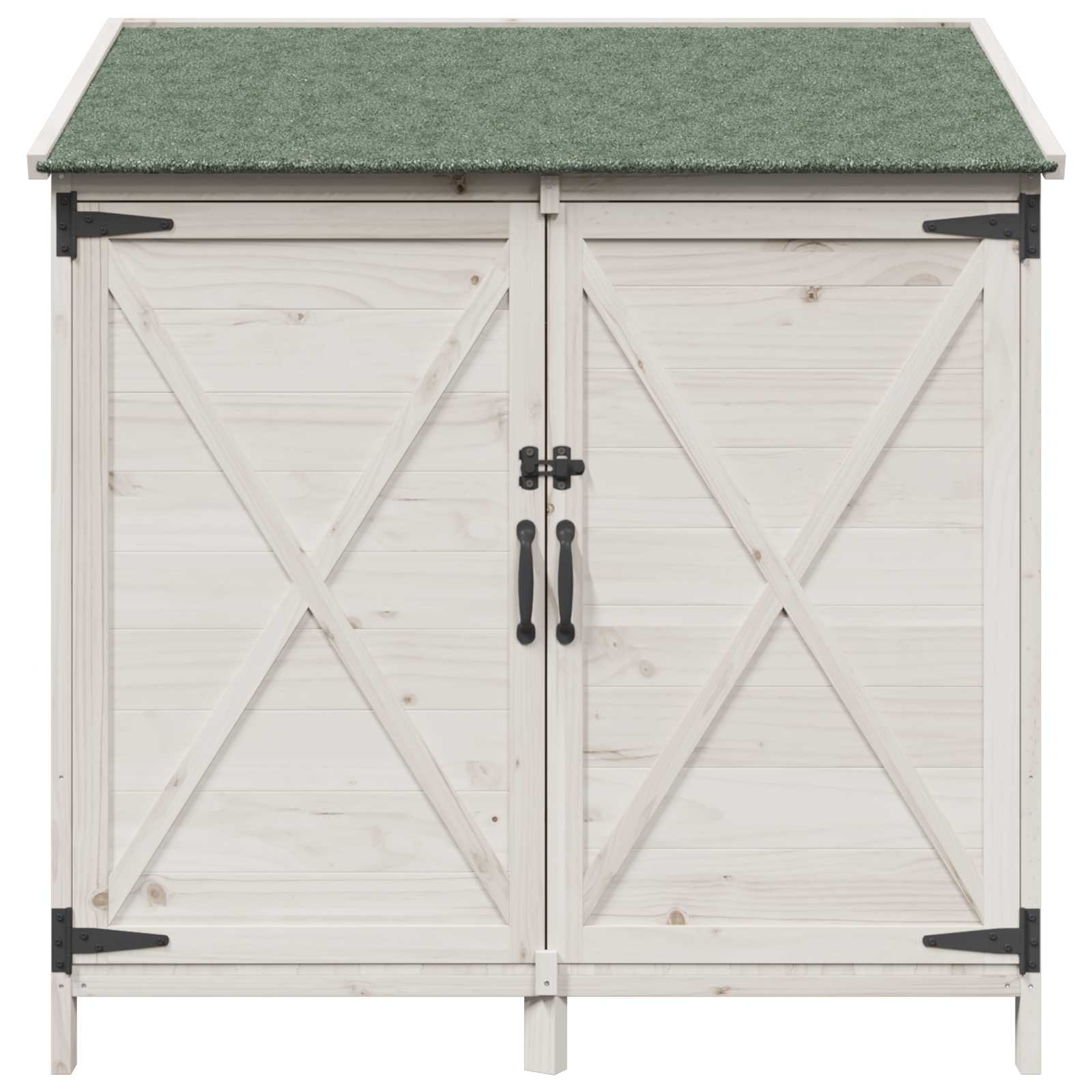 Gartenschuppen Natur 59,5 x 56 x 113,5 cm Massivholz aus Fichte