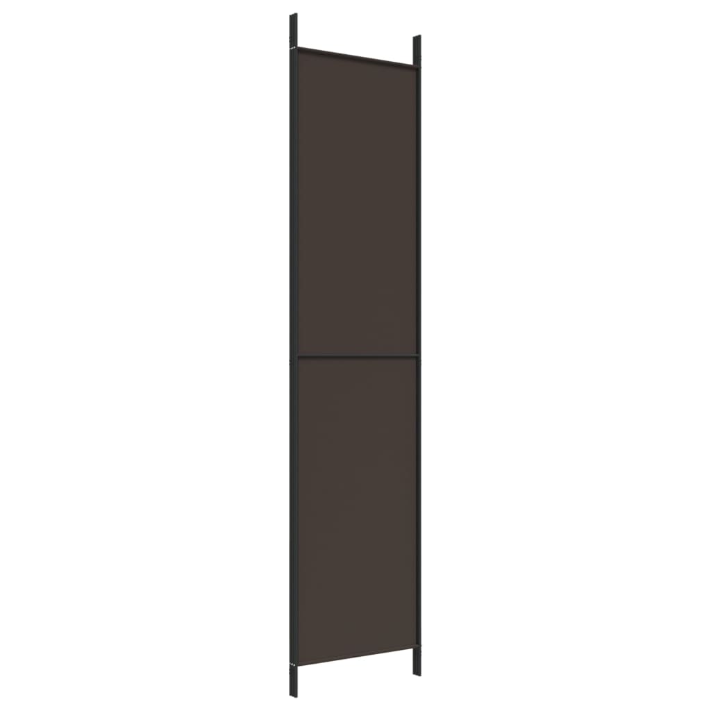 3-teiliger Raumteiler Beige 150 x 220 cm Stoff