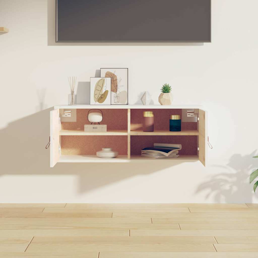Wandschrank 80x30x30 cm Massivholz Kiefer