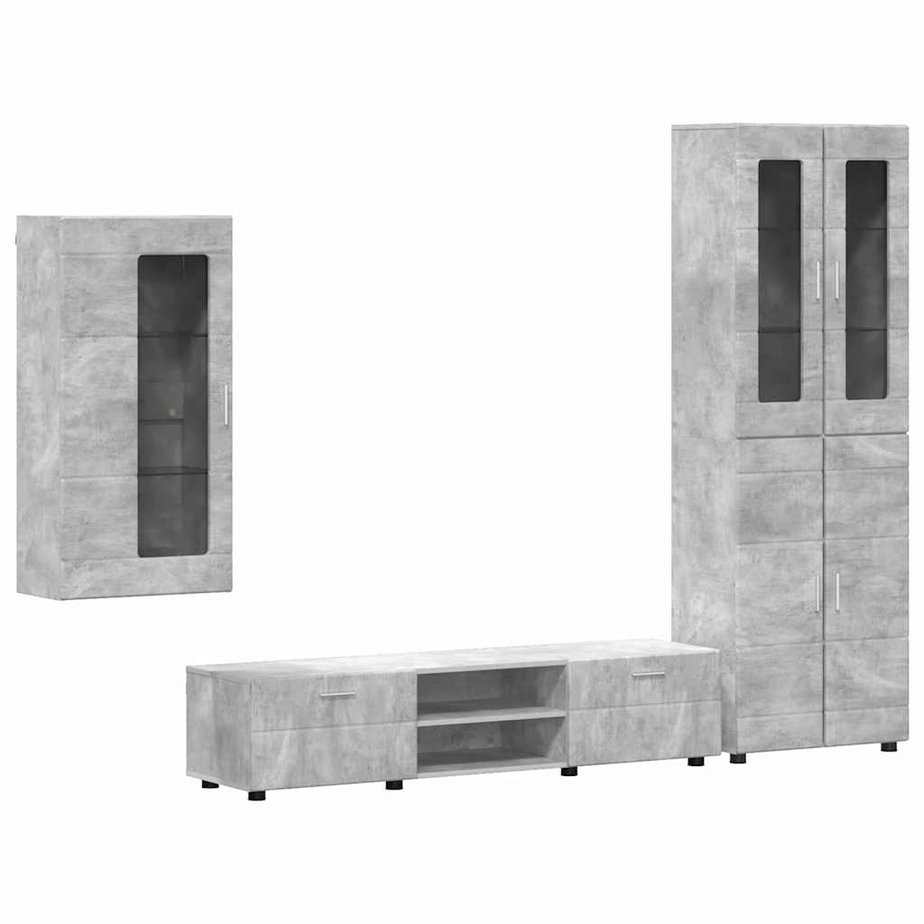 Highboard mit Regal FLORIN Weiß 60 x 35 x 182 cm Holzwerkstoff