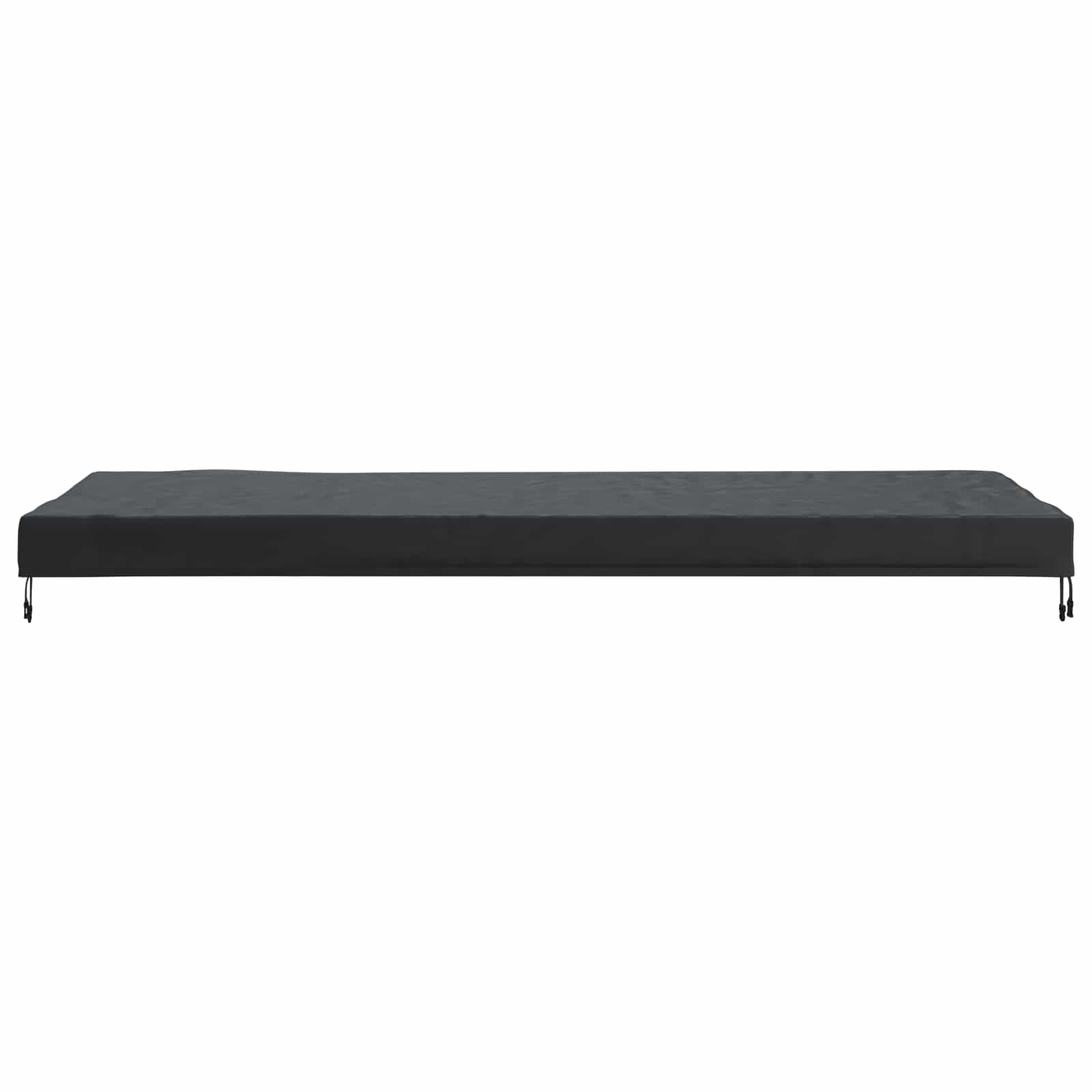 Tischdecken Uni Schwarz 122 x 72 x 15 cm Stoff