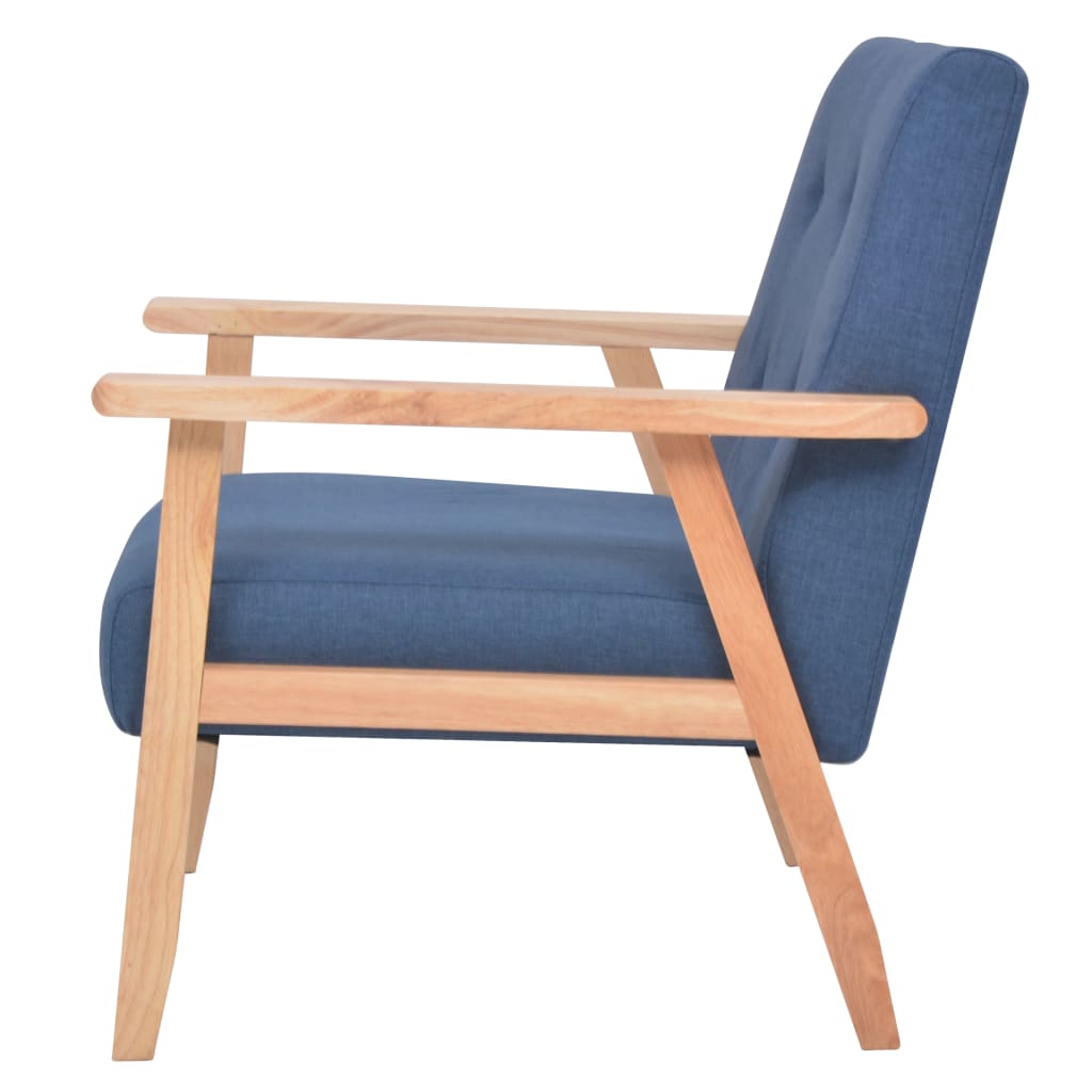 2-Sitzer-Sofa Stoff Hellgrau