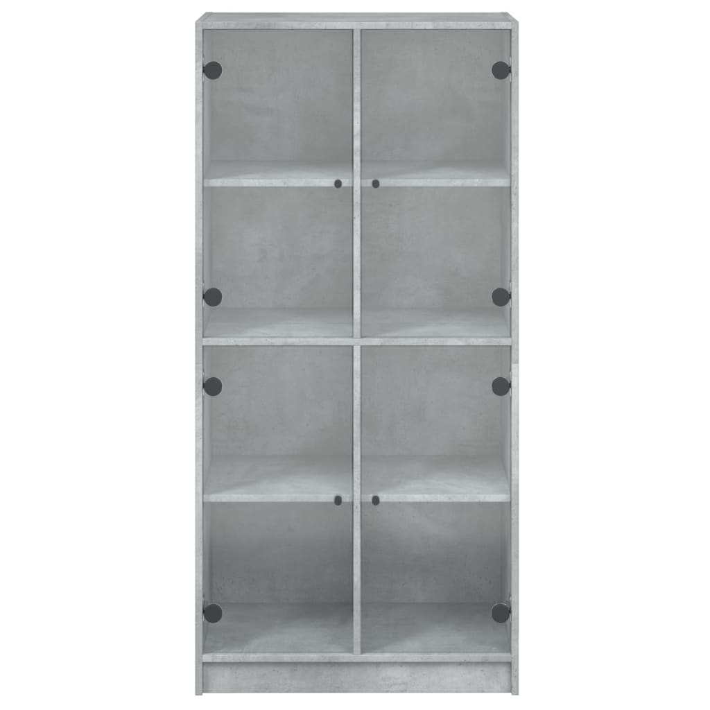 Bücherschrank mit Türen Weiß 136x37x142 cm Holzwerkstoff