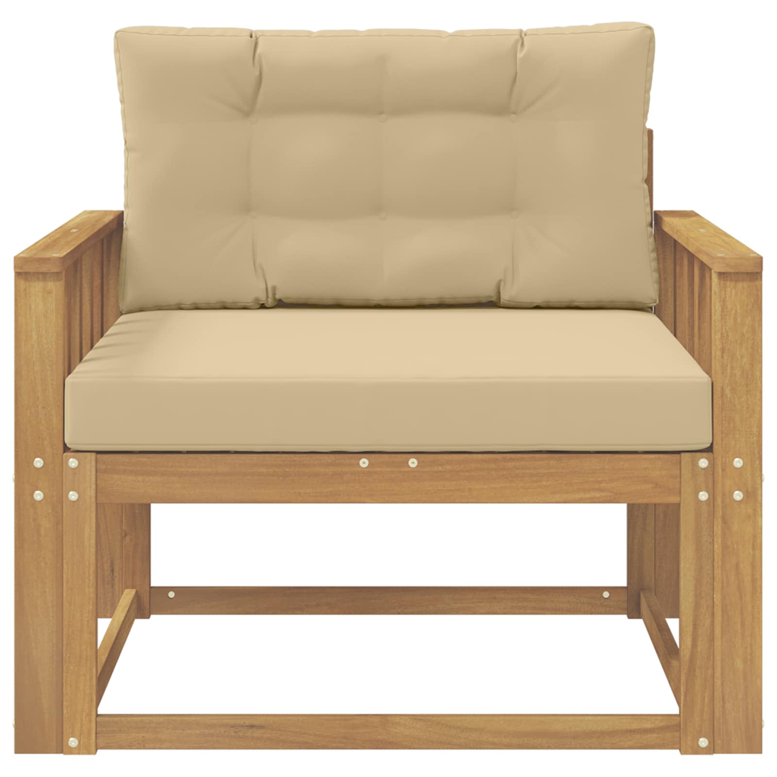 Outdoor Mittelsofa Natur