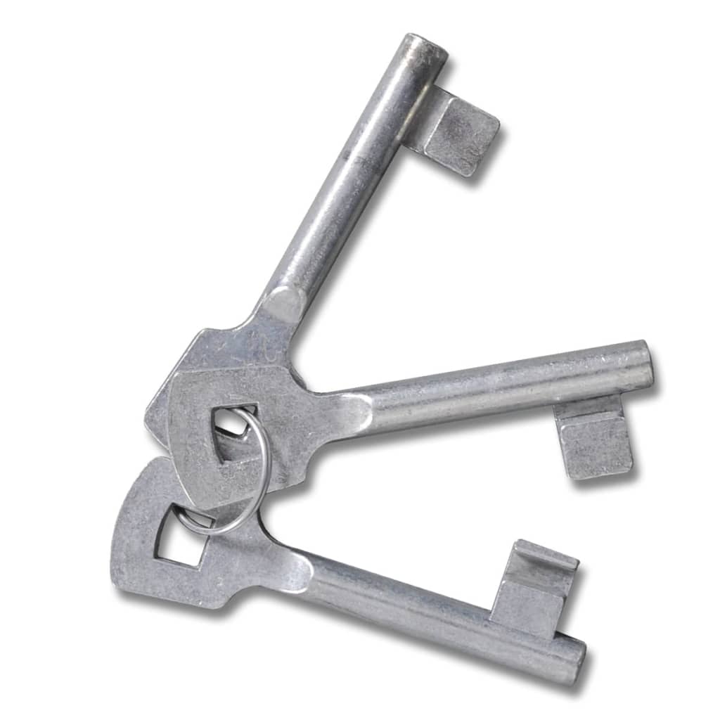 Maschen-Gartentor verzinkter Stahl 300 x 75 cm Grau