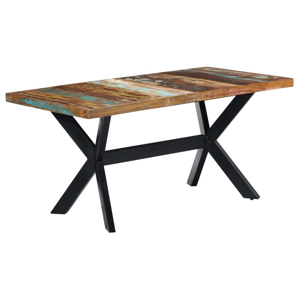 Esstisch Massivholz Mango und Stahlgestell 180 cm