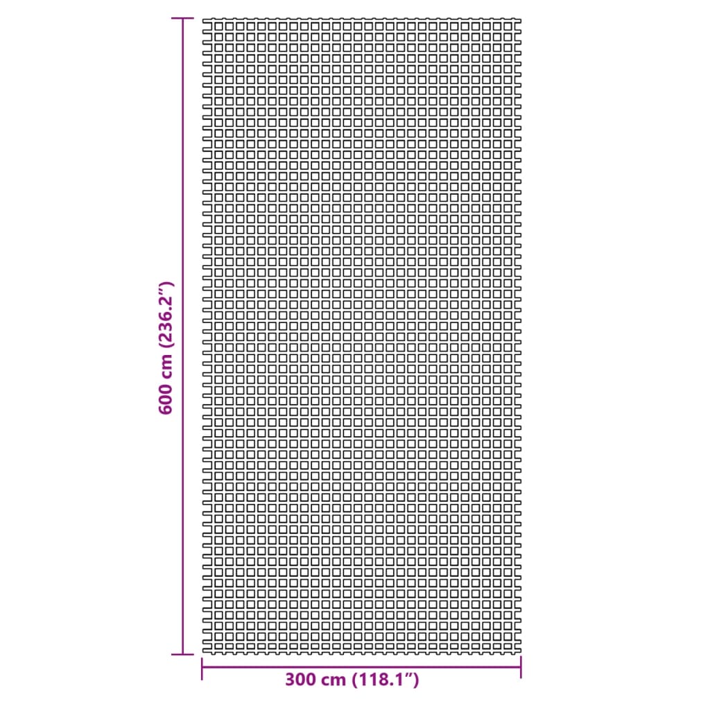 Zeltteppich Anthrazit 4x2 m