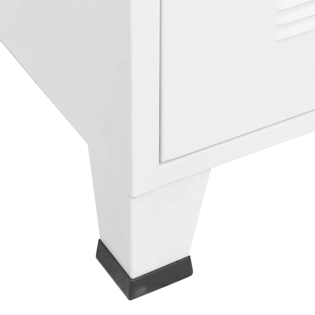 Lagerschrank Industrial Schwarz 75x40x80 cm Stahl