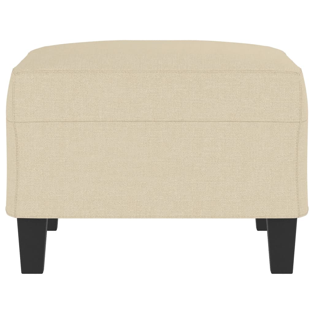 Fußhocker Hellgrau 60x50x41 cm Stoff