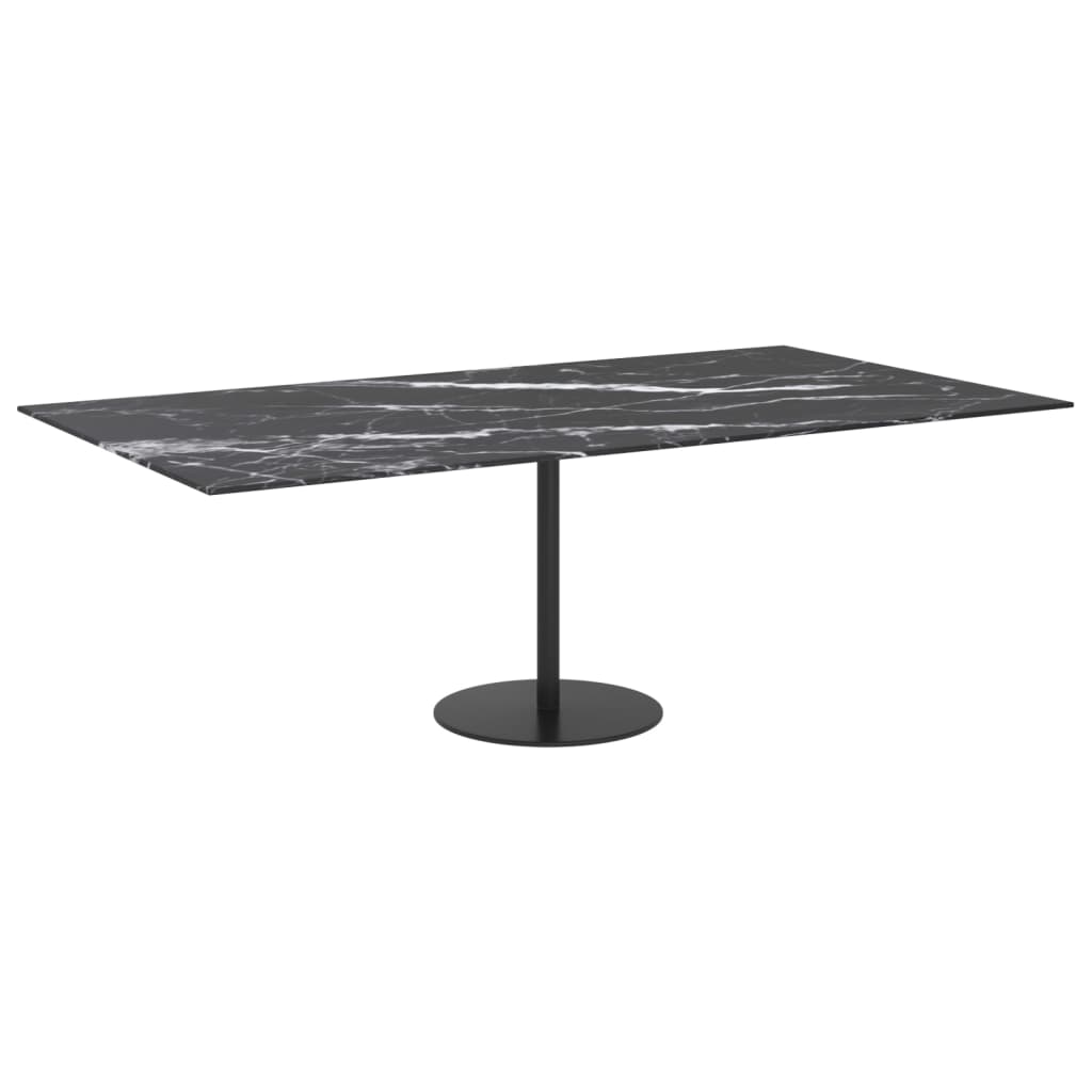 Tischplatte aus gehärtetem Glas quadratisch 700x700 mm