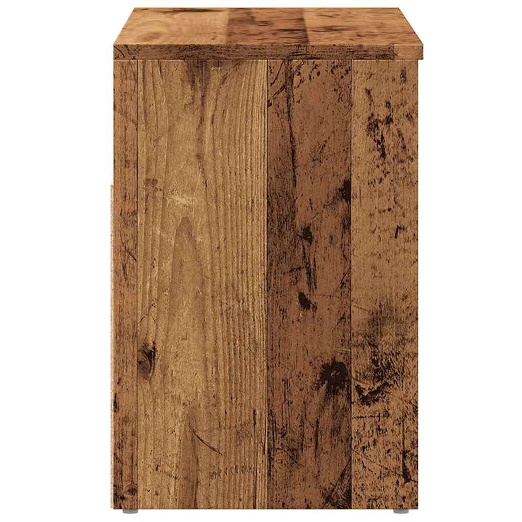 Schuhbank Weiß 60x30x45 cm Holzwerkstoff