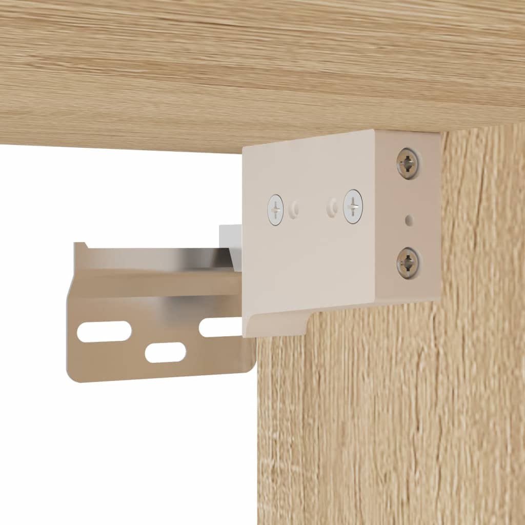 Highboard Hochglanz-Weiß 69,5x34x180 cm Holzwerkstoff