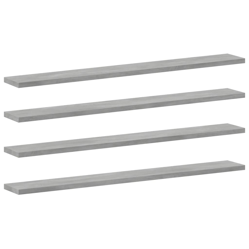 Bücherregal-Bretter 4 Stk. Weiß 40x10x1,5 cm Holzwerkstoff