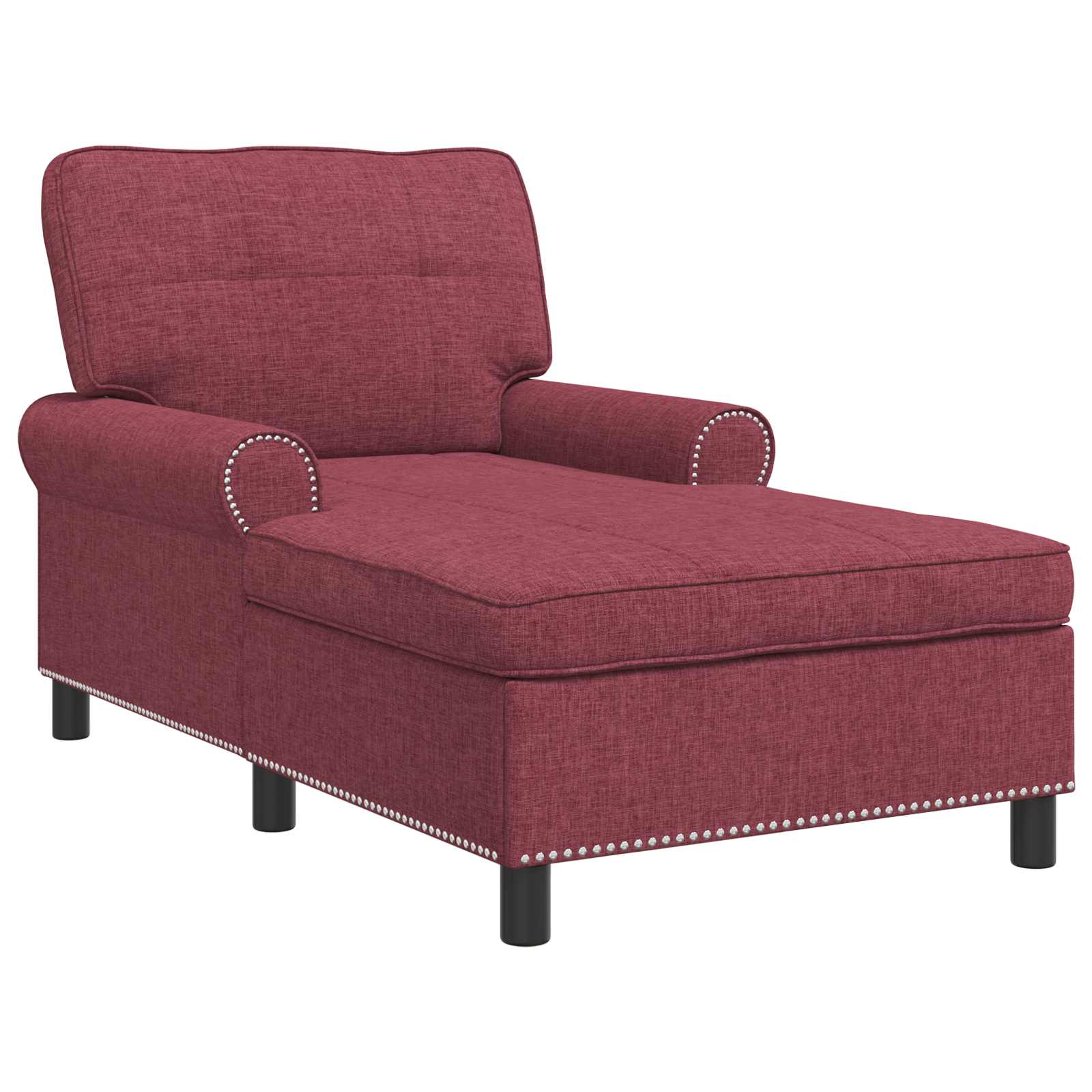 Lounge-Liege mit Kissen Hellgrau 91 x 157 x 91 cm Stoff