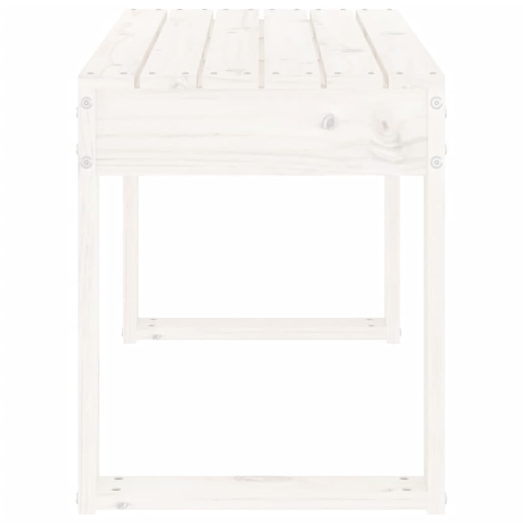 Gartenbank 80x38x45 cm Massivholz Kiefer