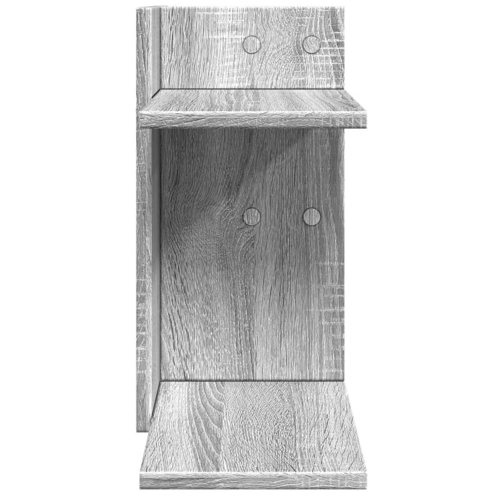 Schreibtisch-Organizer Weiß 42x21,5x42 cm Holzwerkstoff