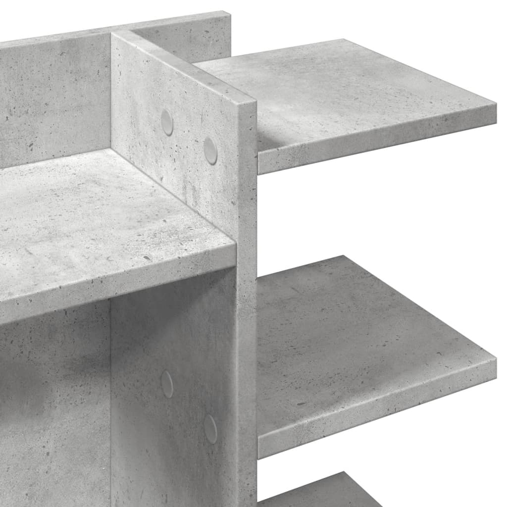 Schreibtisch-Organizer Weiß 42x21,5x42 cm Holzwerkstoff
