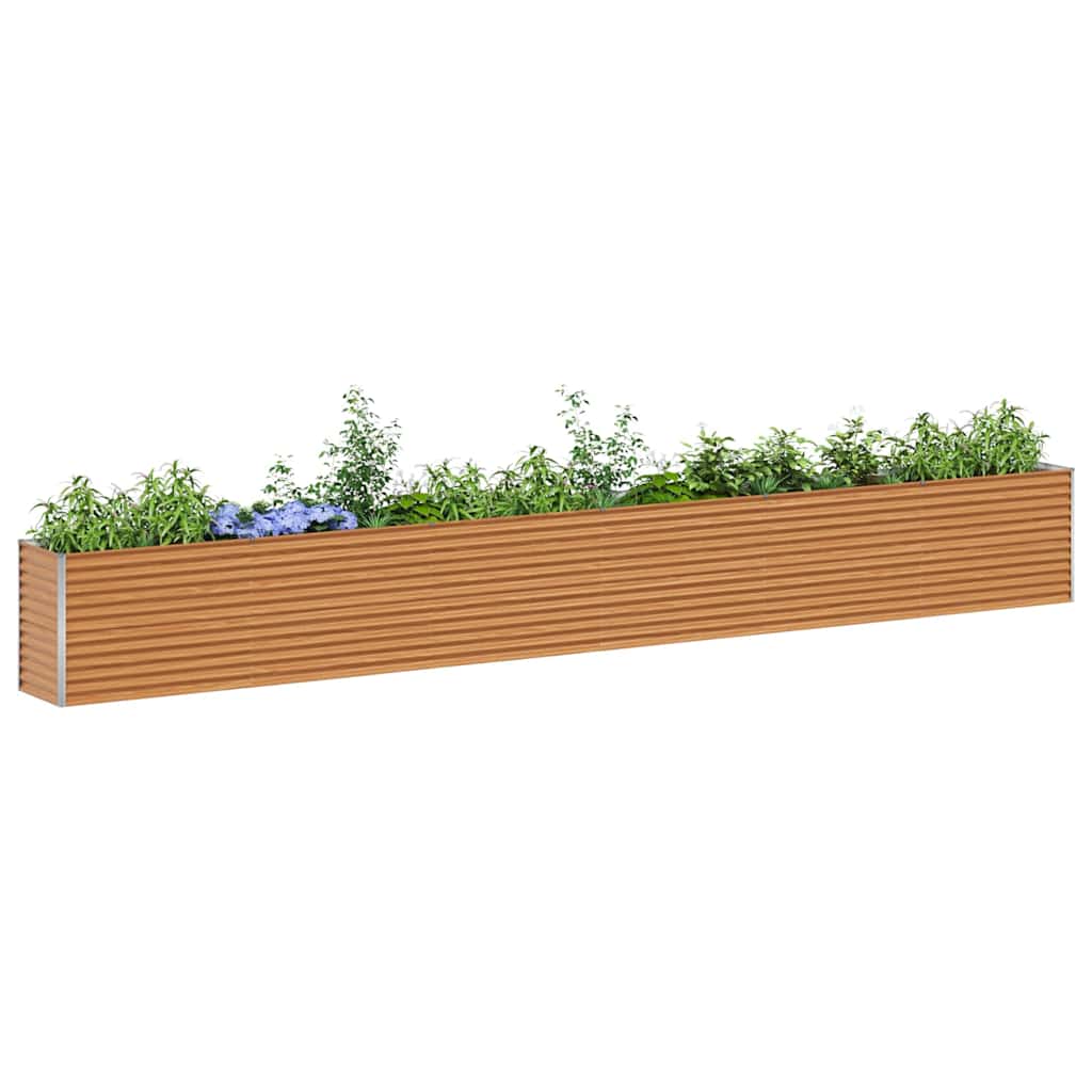 Garten-Hochbeet 100 x 50 x 36 cm Cortenstahl