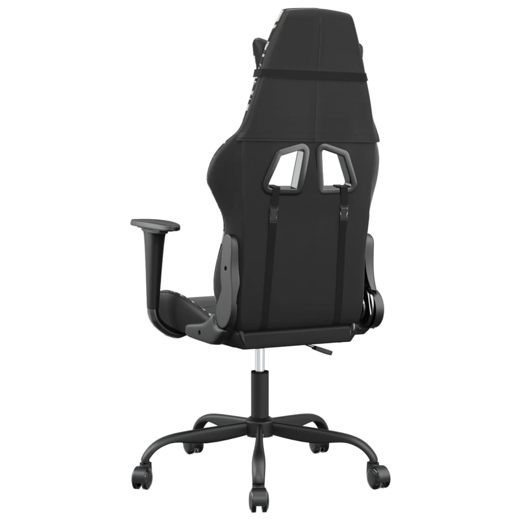 Gaming-Stuhl mit Massagefunktion Schwarz und Rot Kunstleder