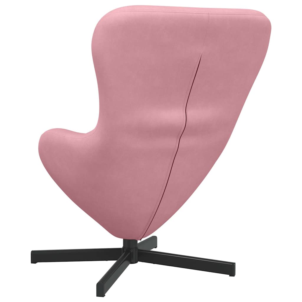 Eiersessel Blau 63 x 73 x 90 cm Samt