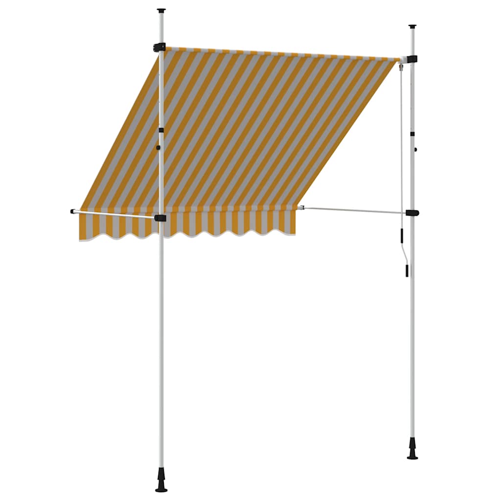 Einziehbare Markise Handbetrieben 150 cm Anthrazit