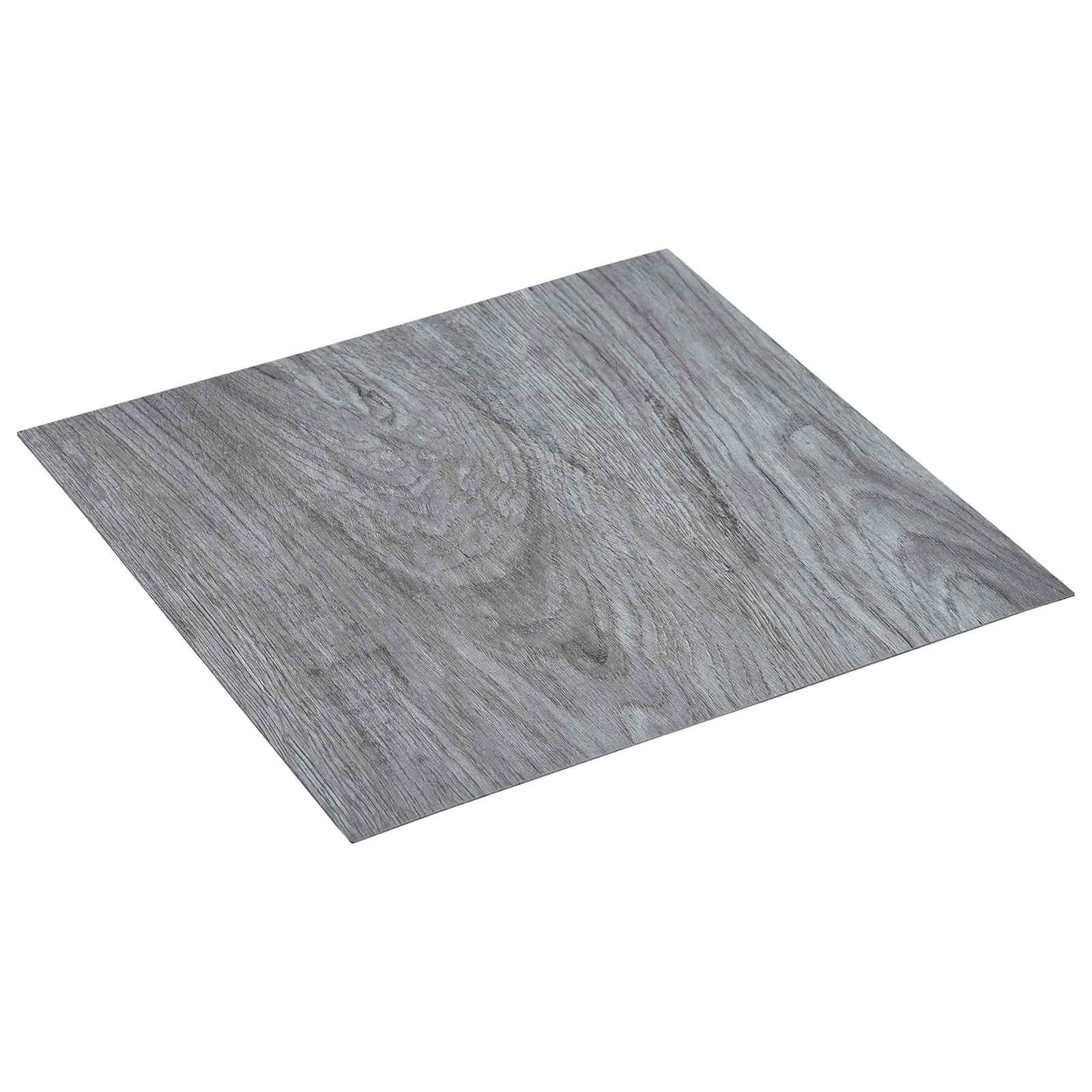 Bodenplanken 55 pcs Schwarz 5,11 m² PVC