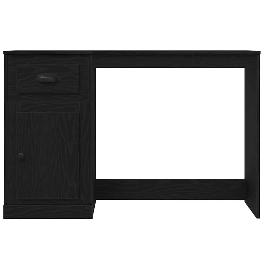 Schreibtisch mit Schublade Weiß 115x50x75 cm Holzwerkstoff